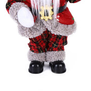 Electric Santa Claus Musical Doll Singing And Dancing Christmas Toys 12inch Plush Stuffed Snowman Musical Toy Fun Toy Gift