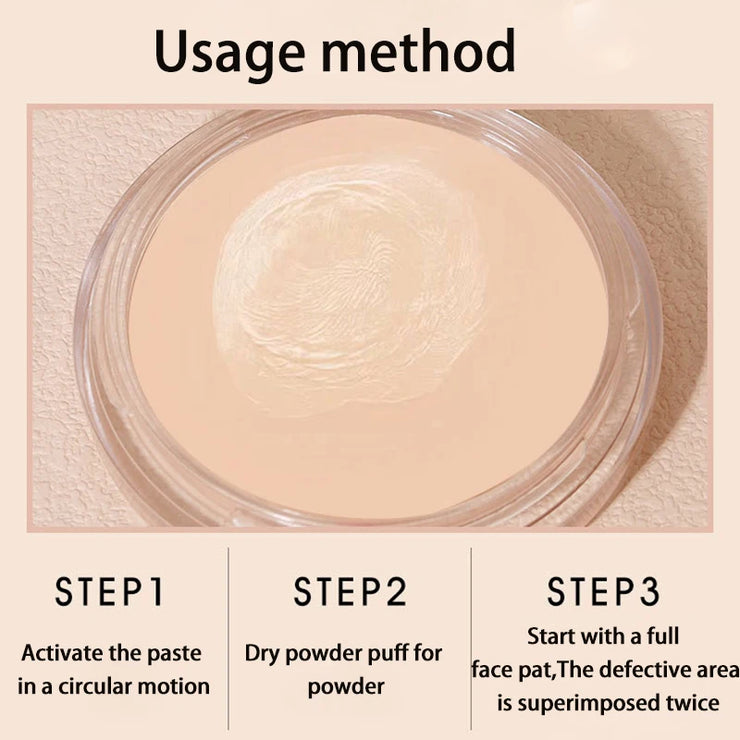 Mousse Foundation Cream Cushion Compact Moisturizing lasting Waterproofing Concealer High Coverage Foundation Korean Makeup Base