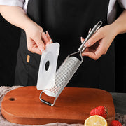 1Pc 304 Stainless Steel Handle Cheese Planer Household Lemon Planer Ginger Garlic Shredder Chocolate Planer Kitchen Gadget