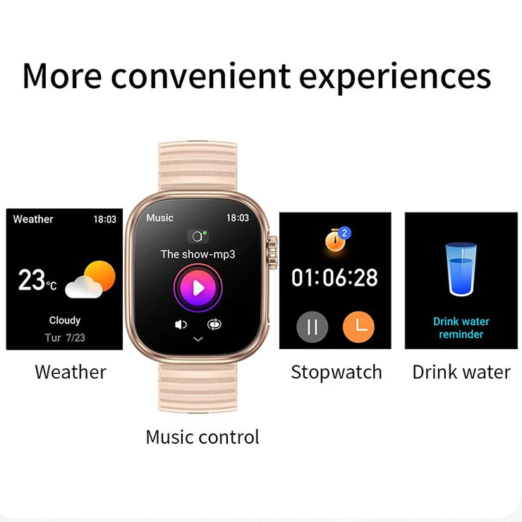 Xiaomi New Watch Smart Watch NFC Men Women GPS Track Bluetooth Call BT Music Games Wireless Charging SmartWatch For Android lOS