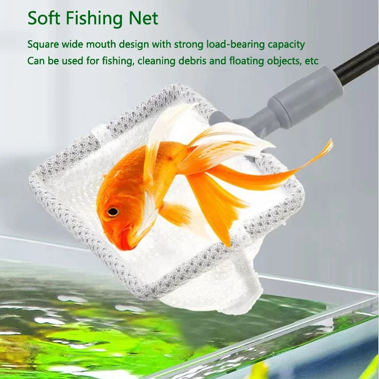 Aquarium Fish Tanks Cleaning Tools Kit Algae Tank Cleaner Set Aquarium Cleaner Fish Tank Net Scraper Sponge accessories