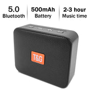 TG166 Mini Portable Bluetooth-Compatible Speaker Outdoor Small Wireless Soundbox Waterproof Music Player Support USB TF FM Radio