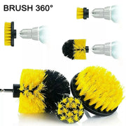 3Pcs Electric Drill Brush Attachment Kit scrubber Cleaning Brush For Carpet Glass Car Kitchen Bathroom Toilet Cleaning Tools