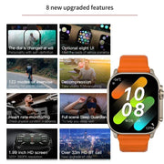 Watch 9 Ultra Smart Watch 49mm 2024 New NFC Men Women GPS Track Bluetooth Call BT Music Games Wireless Charging Smartwatch