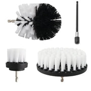 1/3/4pcs/ Drill Brush Set Power Scrubber Brush Polisher Bathroom Stain Polishing Kit with Extender Household Cleaning Tools