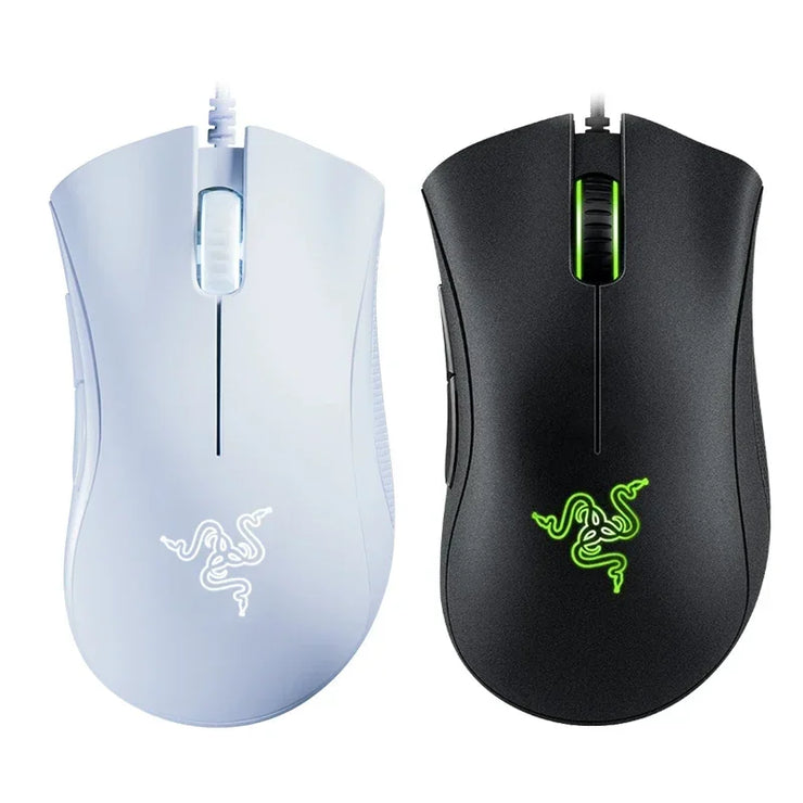 Original Razer DeathAdder Essential Wired Gaming Mouse Mice 6400DPI Optical Sensor 5 Independently Buttons For Laptop PC Gamer