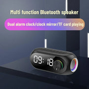 S8 Wireless Speaker Led Display Alarm Clock Home Room Decora Alarm Clock FM Radio TF Card Aux Music Playback Clock