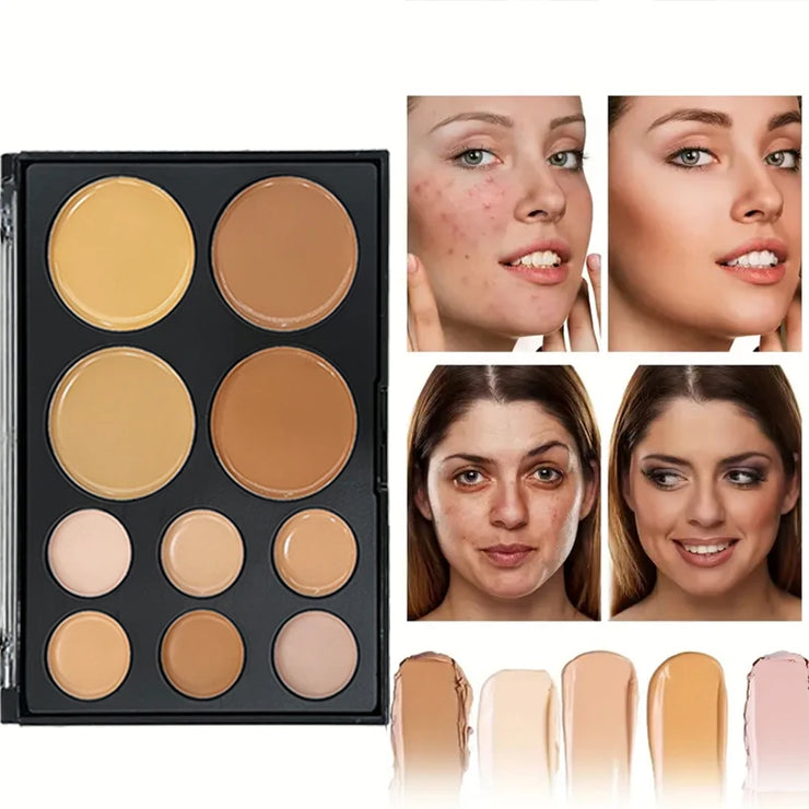 10 Color Concealer To Cover Spots Pimples Black Eye Circles Lacrimal Groove Repair Foundation Make Up And Makeup Makeup