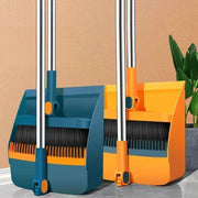 new Kitchen office folding broom dustpan set household cleaning tools non-stick hair dry wet dual-use broom folding set