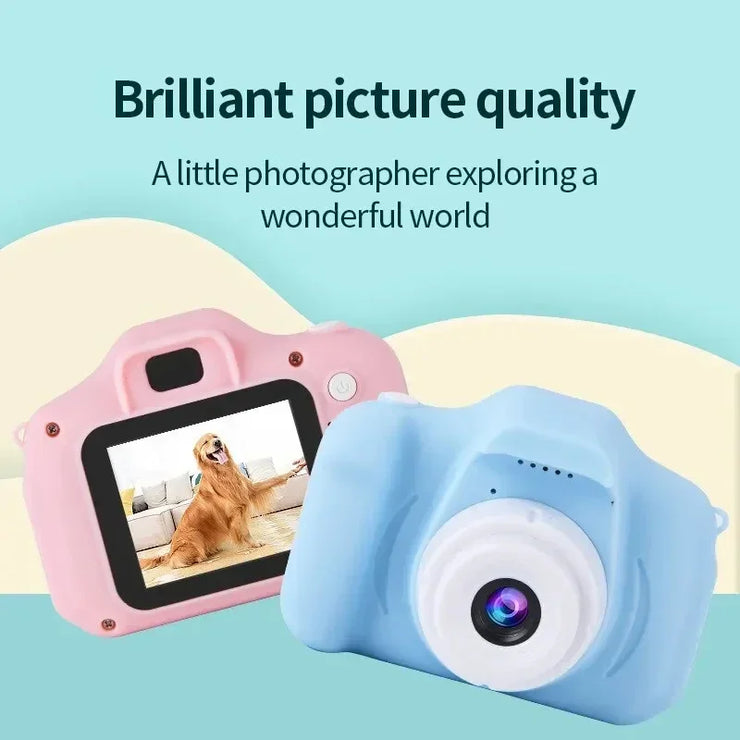 Children Mini Digital Camera Can Take Pictures Video Cartoon Small Camera Toy Kids Party Gift Multifunctional Portable Camera