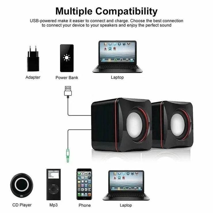 6wUSB computer speaker speaker Mini 2.0 speaker for laptop