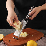 1Pc 304 Stainless Steel Handle Cheese Planer Household Lemon Planer Ginger Garlic Shredder Chocolate Planer Kitchen Gadget