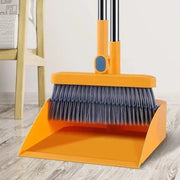 new Kitchen office folding broom dustpan set household cleaning tools non-stick hair dry wet dual-use broom folding set