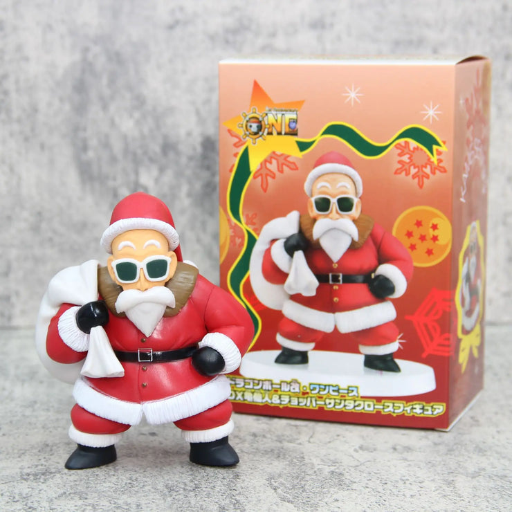 13 CM Anime Figure Dragon Ball Master Roshi Action Figurine Advent Calend Santa Claus Model Collection Christmas Toys Gift