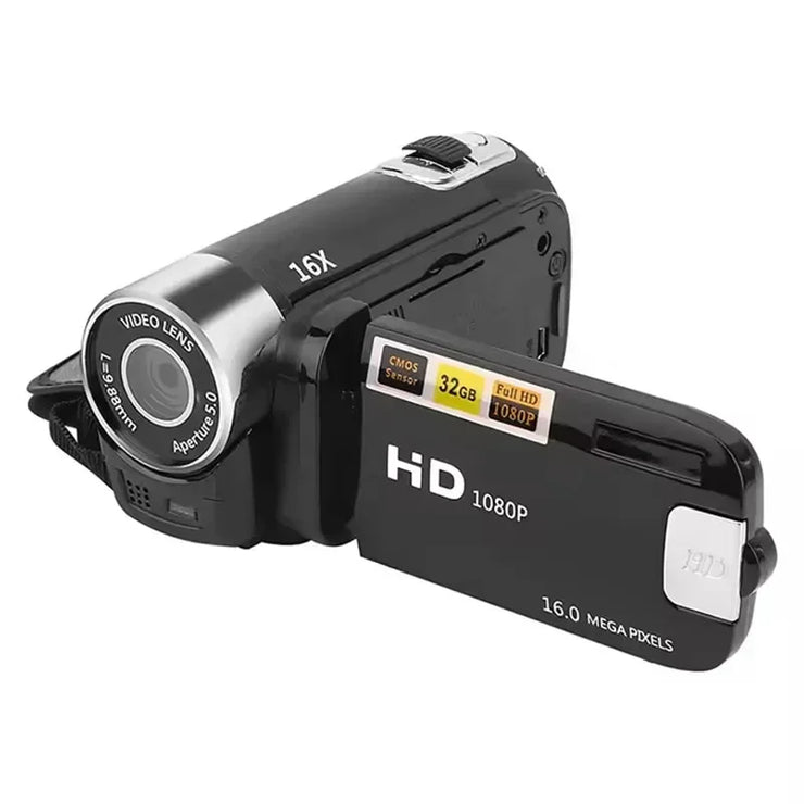 DV22 1080P 16MP Digital Camera 2.4 Inch Rotatable Screen Camcorders 16X Zoom HD Video Recorder With Fill Light New Gifts