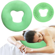 High-quality Soft Salon Spa Massage Silicone Facial Relaxation Cradle Cushion Pillow Cushion Beauty Care Free Pad Towels