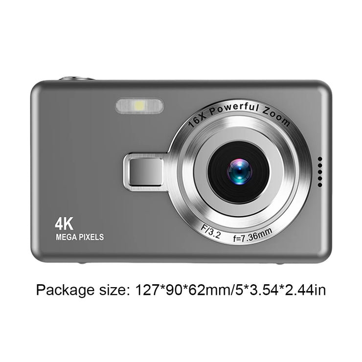 4K HD 1080P Digital Camera Portable 2.4 Inch IPS Screen Vlogging Camera 96MP Autofocus Vlogging Camera for Kid Adult Photography