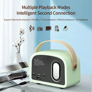 Retro Bluetooth Audio Portable Portable Wireless Bluetooth Audio Home Outdoor Mini Speaker