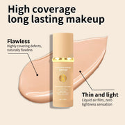 4 In 1 Foundation Liquid- Hydrating Medium Full Coverage Concealer With SPF50+ Inspired By Forever Bloom - Korean Makeup (30ml)