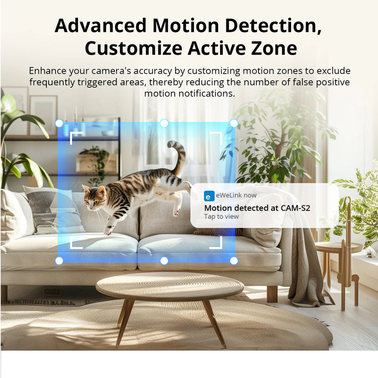 SONOFF 1080P HD CAM Slim Gen2 WiFi Smart Home Security Camera  Motion Detection Two-way Audio Night Vision Support Alexa Google