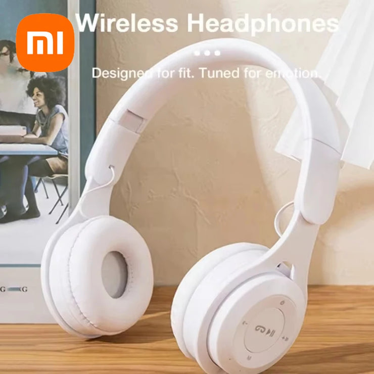 Xiaomi Y08 Headphone Wireless Bluetooth 5.0 Headphones Stereo Foldable Sport Gaming Macaron Over-ear Headphones For Android IOS