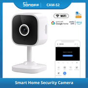 SONOFF 1080P HD CAM Slim Gen2 WiFi Smart Home Security Camera  Motion Detection Two-way Audio Night Vision Support Alexa Google