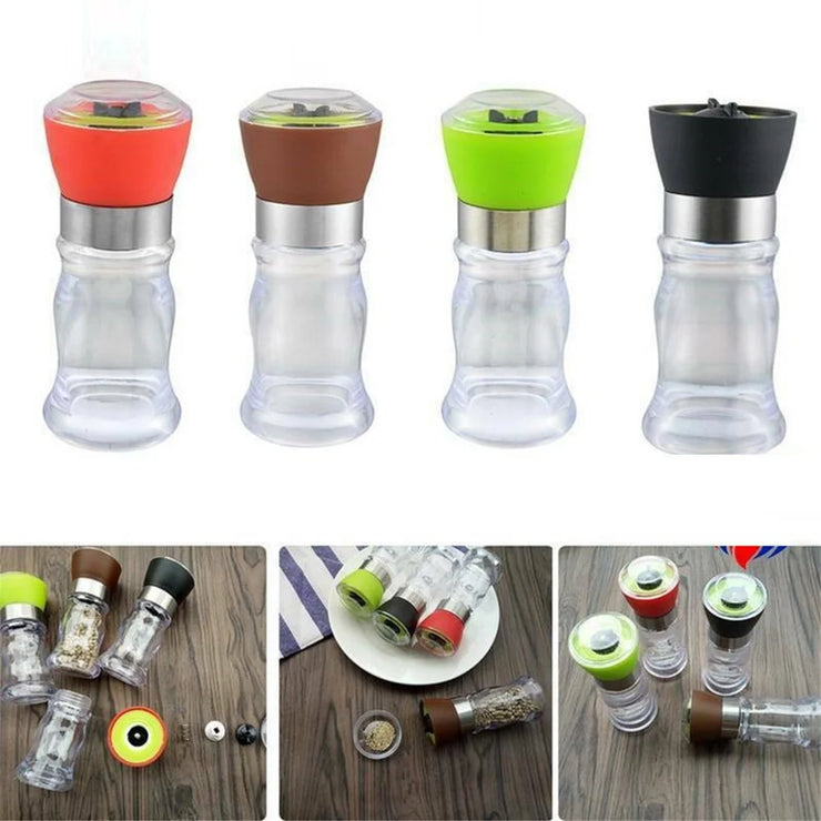 Seasoning Bottle Pepper Grinder Seasoning Pepper Mill Manual Grinding Bottle Kitchen Gadget Spice Bottles Household Cooking Tool