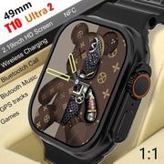 T10 Ultra2 Smart Watch 2024 Original 49mm Men Women Bluetooth Call BT Music Game Wireless Charging NFC For Android IOS