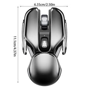 Silent Wireless Mouse USB Receiver Desktop Waterproof Aluminum Gaming Mouses PC Laptop Computer Office Home Use